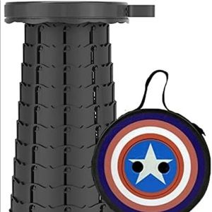 Portable Telescoping Foldable Stool w/ Handle Star